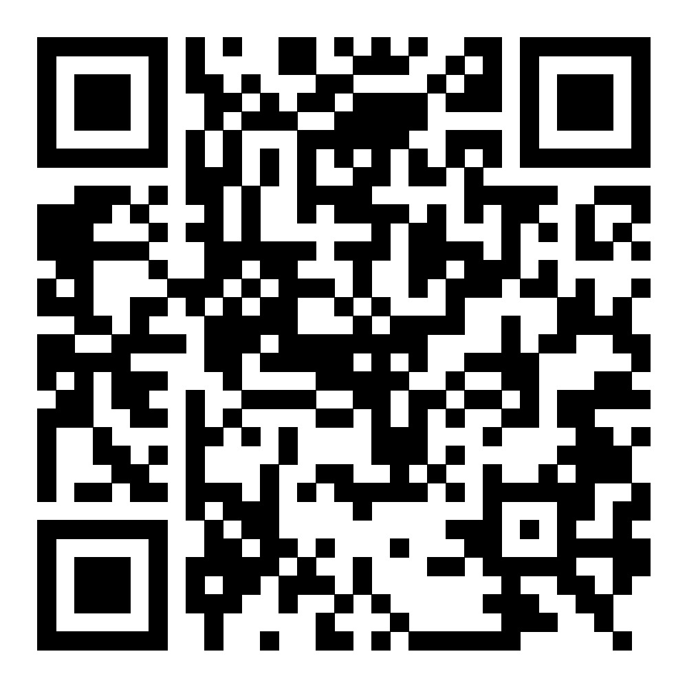 QR Code for Online Resume in English